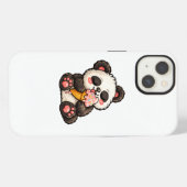 Mooie Panda Ijs iPhone Hoesje (Achterkant horizontaal)