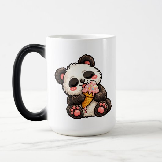 Mooie Panda Ijs Magische Mok (Links)
