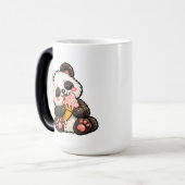 Mooie Panda Ijs Magische Mok (Voorkant links)