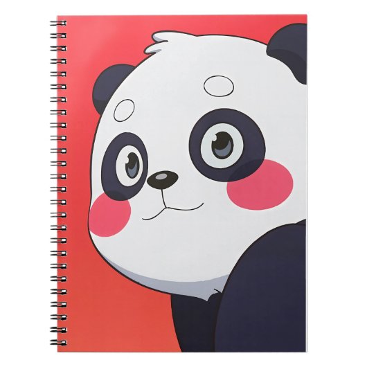 Mooie Panda Notitieboek voor Kinderen (Voorkant)