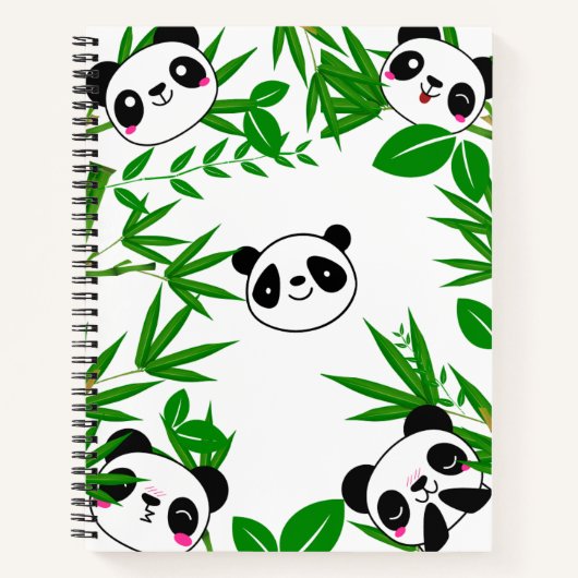 Mooie Panda Notitieboek voor Kinderen (Voorkant)