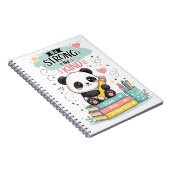 Mooie Pandaschool Notitieboek (Rechterzijde)