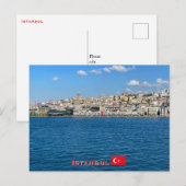 Mooie panorama van Istanbul reis Briefkaart (Voorkant / Achterkant)