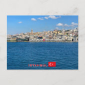 Mooie panorama van Istanbul reis Briefkaart (Voorkant)