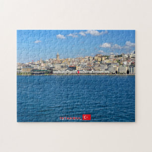 Mooie panorama van Istanbul reis Legpuzzel