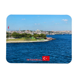 Mooie panorama van Istanbul reis Magneet