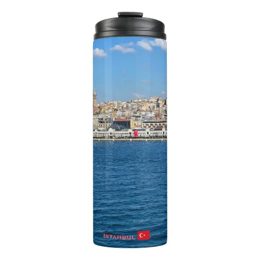 Mooie panorama van Istanbul reis Thermosbeker (Voorkant)