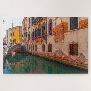 Mooie panoramische uitzicht op een paleis in Venet Legpuzzel