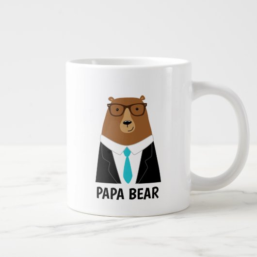 Mooie Papa Beer Vaderdag Cadeau Speciale Mok (Rechts)