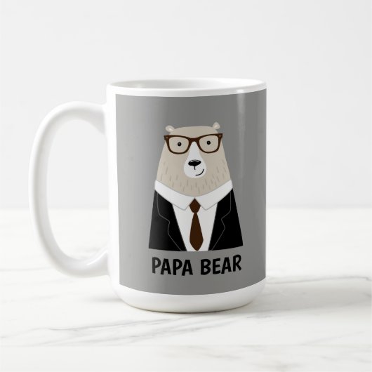 Mooie Papa Beer Vaderdag Cadeau Speciale Mok (Links)