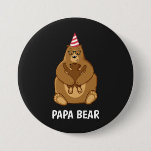 Mooie Papa Beer Vaderdag Cadeau Speciale Mok Ronde Button 7,6 Cm