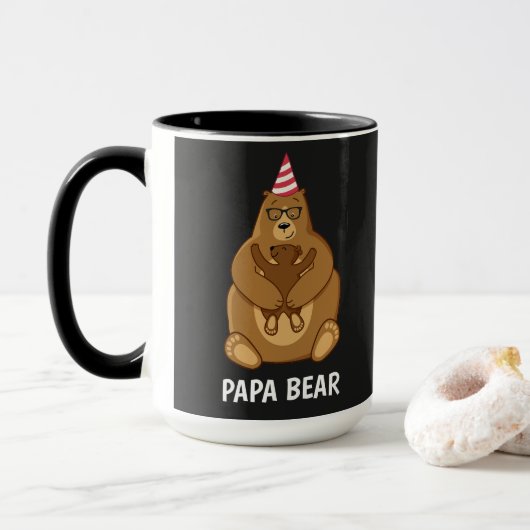 Mooie Papa Beer Vaderdag Geschenk Speciale Mok (Met donut)