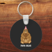 Mooie Papa Beer Vaderdag Geschenk Speciale Mok Sleutelhanger (Voorkant)