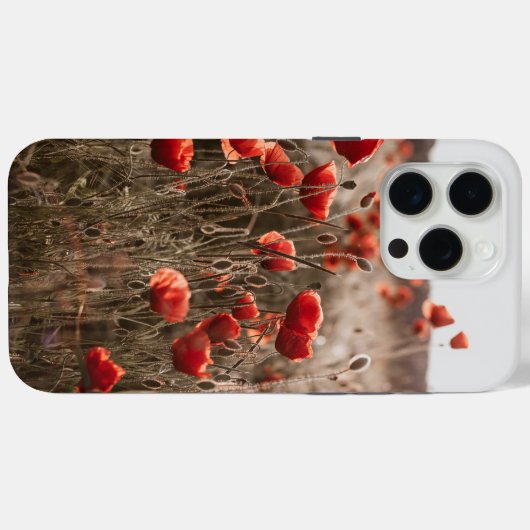 Mooie papaverbloemen Case-Mate iPhone case (Achterkant (horizontaal))