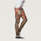 Mooie papaverbloemen leggings (Rechts)