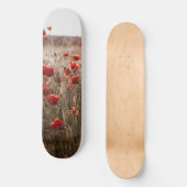 Mooie papaverbloemen persoonlijk skateboard (Voorkant)