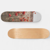 Mooie papaverbloemen persoonlijk skateboard (Horizontaal)