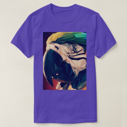 Mooie papegaai met prachtige kleuren t-shirt (Design voorkant)