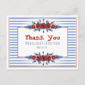 Mooie papegaaien en stripes briefkaart (Voorkant)