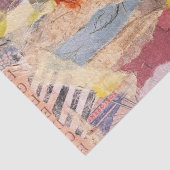 Mooie Paper Collage Mixed Media Tissue Paper Tissuepapier (Detail)