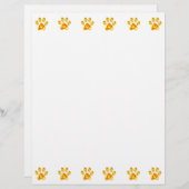 Mooie papierbladen voor gouden poten (Voorkant / Achterkant)