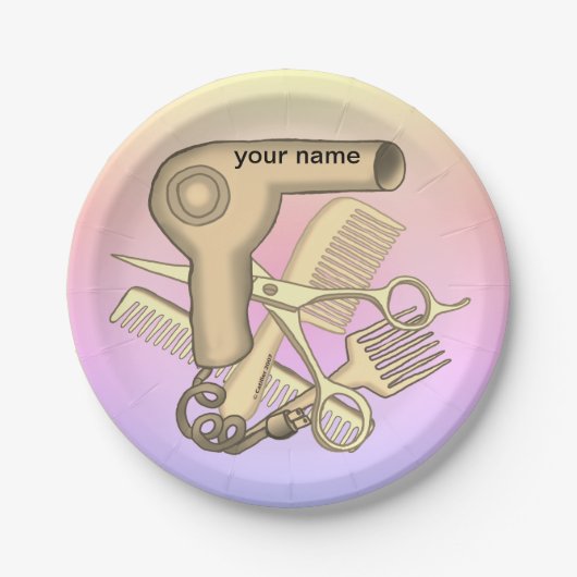 Mooie papieren borden papieren bordje (Voorkant)