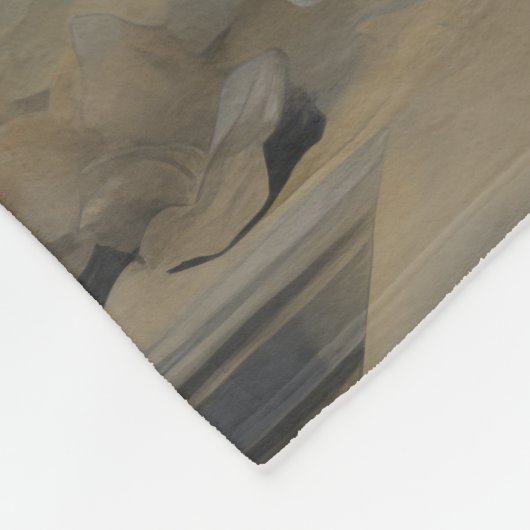 Mooie Papillon Fleece Deken (Hoek)