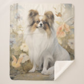 Mooie Papillon Sherpa Deken (Voorkant)