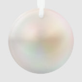 Mooie Parel 30-jarige bruiloft Ornament (achterkant)