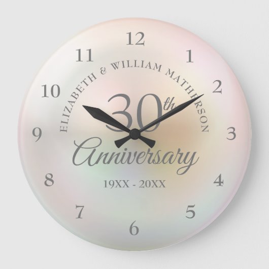 Mooie Parel 30e Huwelijksjubileum Grote Klok (Voorkant)