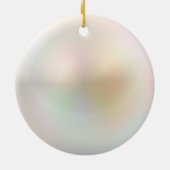 Mooie Parel 30e Huwelijksverjaardag Keramisch Ornament (Achterkant)