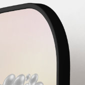 Mooie Parel 30ste Trouwdag Pickleball Paddle (Links Detail)