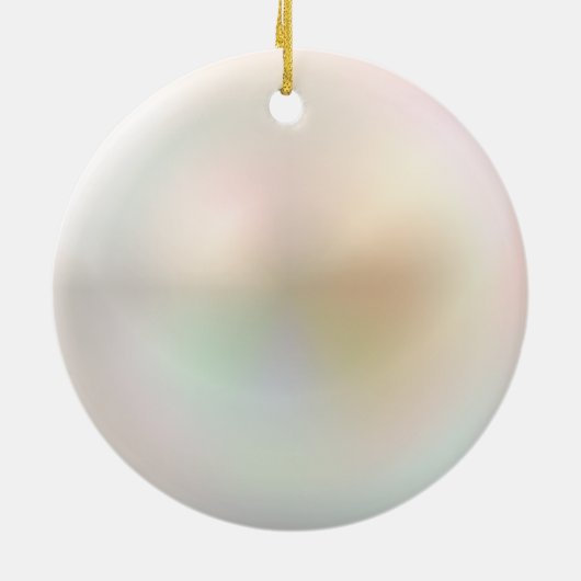 Mooie Parel 30ste Verjaardag Keramisch Ornament (Achterkant)