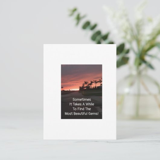 Mooie Pareltjes Briefkaart (Staand voorkant)