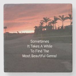 Mooie Pareltjes Stenen Onderzetter