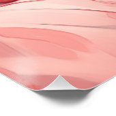 Mooie Parijse Vrouw in roze Perfect Poster (Hoek)