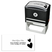 Mooie partij Bloemen Lijst Elegant Adres Zelfinktende Stempel (In situ)