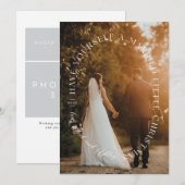 Mooie Pas getrouwd ovale overlay vakantiefoto Feestdagenkaart (Voorkant / Achterkant)