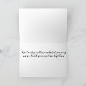 ** MOOIE PAS GETROUWD WENSEN ** OP DE TROUWDAG KAART (Binnen)