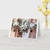 ** MOOIE PAS GETROUWD WENSEN ** OP DE TROUWDAG KAART (Gele Bloem)