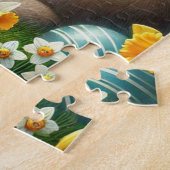 Mooie Pasen Eieren en Konijn Konijn Puzzel (Zijkant)