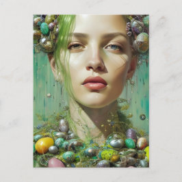 Mooie Pasen godin Briefkaart