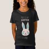 Mooie Pasen Konijn Kids T-shirt (Voorkant)