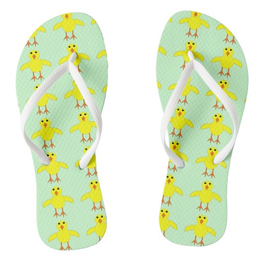 Mooie Pasen Kuiken Slippers Teenslippers (Voetbed)