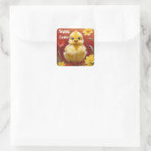 Mooie Pasen Kuiken Sticker (Tas)