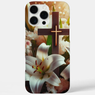 Mooie Pasen lelie kruis iPhone 16 Pro Max Hoesje