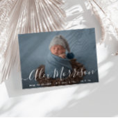 mooie pasgeboren pasgeboren paspoortkaart kaart