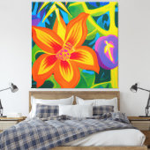 Mooie passiefschilderij canvas afdruk (Insitu (Slaapkamer))