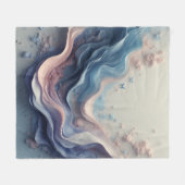 Mooie Pastel Achtergrond – Zachte Dromerige Ontwer Fleece Deken (Voorkant (Horizontaal))