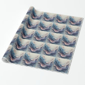 Mooie Pastel Achtergrond – Zachte Dromerige Vormge Cadeaupapier (Uitgerold)